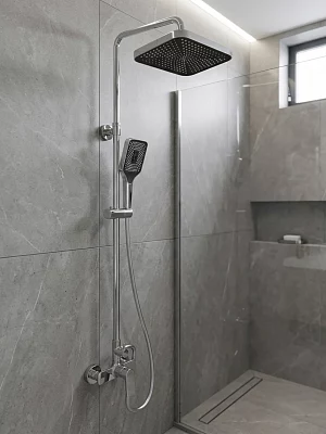 Душевая система BelBagno Due DUE-DOCM-CRM хром