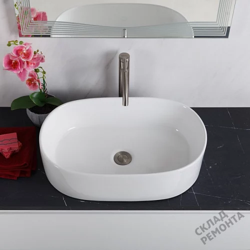 Фото Раковина накладная BelBagno BB1048 55 см купить в Красноярске: цена, описание, фото. Интернет-магазин 3