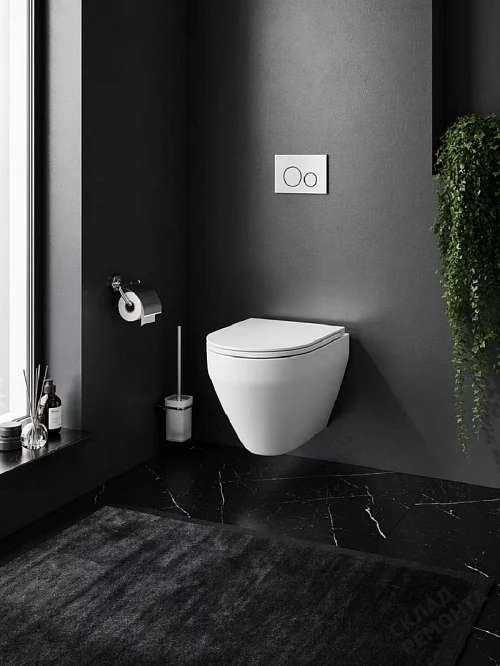 Фото Унитаз подвесной Am.Pm Spirit V2.0 C701700WH безободковый купить в Красноярске: цена, описание, фото. Интернет-магазин 1