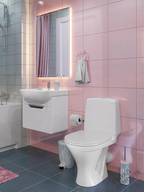 Фото Унитаз компакт напольный Sanita Аттика стандарт купить в Красноярске: цена, описание, фото. Интернет-магазин 1