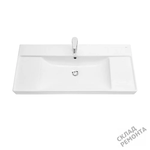 Фото Раковина на тумбу Roca One ZRU9308335, 100 см купить в Красноярске: цена, описание, фото. Интернет-магазин 3