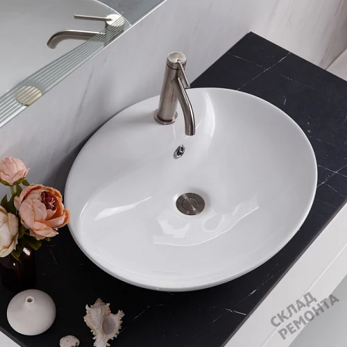 Фото Раковина накладная BelBagno BB1370 55.5 см купить в Красноярске: цена, описание, фото. Интернет-магазин 7