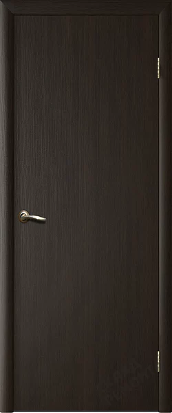 Фото Дверь FlyDoors Гладкое ПГ венге 3Д, микрофлекс, без стекла – купить в Красноярске: цена, описание, фото. Интернет-магазин. 1